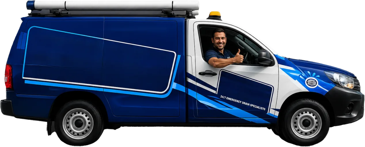 Service van on its way to a Smithfield job